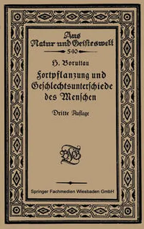 Boruttau |  Fortpflanzung und Geschlechtsunterschiede des Menschen | eBook | Sack Fachmedien