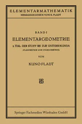 Fladt |  Elementargeometrie | eBook | Sack Fachmedien