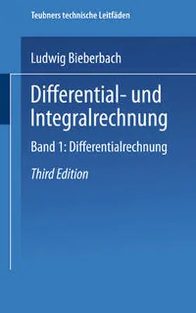 Bieberbach |  Differential- und Integralrechnung | eBook | Sack Fachmedien