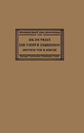 De Vries |  Die Vierte Dimension | eBook | Sack Fachmedien