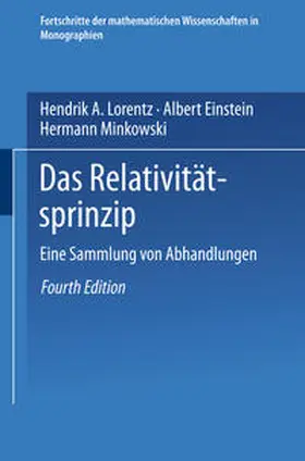 Lorentz / Einstein / Minkowski |  Das Relativitätsprinzip | eBook | Sack Fachmedien
