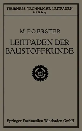 Förster |  Leitfaden der Baustoffkunde | Buch |  Sack Fachmedien
