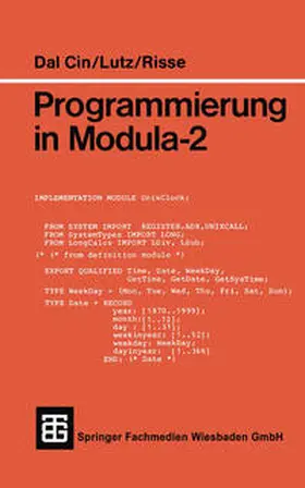 Cin / Lutz / Risse |  Programmierung in Modula-2 | eBook | Sack Fachmedien