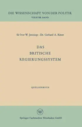 Jennings |  Das britische Regierungssystem | eBook | Sack Fachmedien