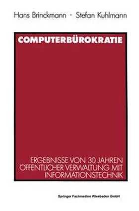 Kuhlmann / Brinckmann |  Computerbürokratie | eBook | Sack Fachmedien