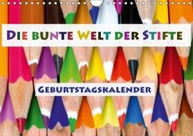 photo impressions |  Die bunte Welt der Stifte - Geburtstagskalender (Wandkalender immerwährend DIN A4 quer) | Sonstiges |  Sack Fachmedien