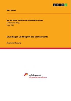 Daniels |  Grundlagen und Begriff des Sachenrechts | Buch |  Sack Fachmedien