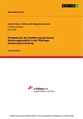 Feistel |  Probleme bei der Einführung des Neuen Steuerungsmodells in der Thüringer Kommunalverwaltung | eBook | Sack Fachmedien