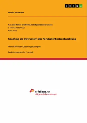 Intemann |  Coaching als Instrument der Persönlichkeitsentwicklung | eBook | Sack Fachmedien