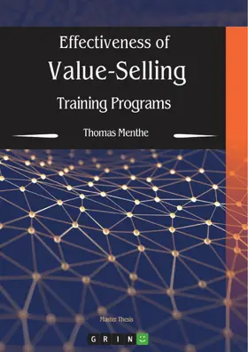Menthe |  Effectiveness of Value-Selling Training Programs | eBook | Sack Fachmedien