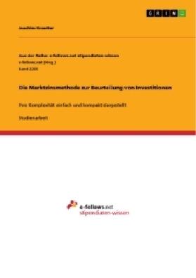 Krautter |  Die Marktzinsmethode zur Beurteilung von Investitionen | Buch |  Sack Fachmedien