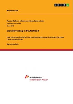 Koch |  Crowdinvesting in Deutschland | Buch |  Sack Fachmedien