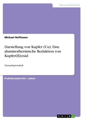 Hoffmann |  Darstellung von Kupfer (Cu). Eine aluminothermische Reduktion von Kupfer(II)oxid | Buch |  Sack Fachmedien