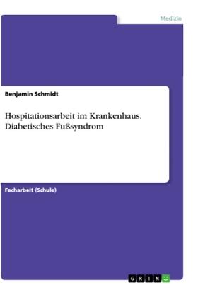 Schmidt |  Hospitationsarbeit im Krankenhaus. Diabetisches Fußsyndrom | Buch |  Sack Fachmedien