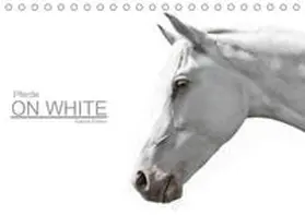 Peters |  Pferde ON WHITE (Tischkalender 2019 DIN A5 quer) | Sonstiges |  Sack Fachmedien