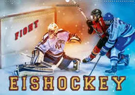 Roder |  Eishockey - Fight (Wandkalender 2020 DIN A2 quer) | Sonstiges |  Sack Fachmedien