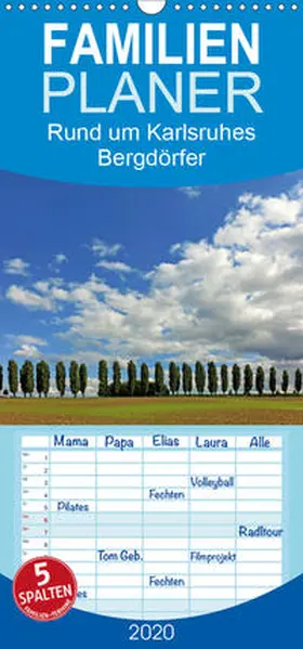 Eppele |  Rund um Karlsruhes Bergdörfer - Familienplaner hoch (Wandkalender 2020 , 21 cm x 45 cm, hoch) | Sonstiges |  Sack Fachmedien