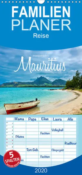 Becker | Inselparadies Mauritius - Familienplaner hoch (Wandkalender 2020 , 21 cm x 45 cm, hoch) | Sonstiges | 978-3-671-05274-5 | sack.de