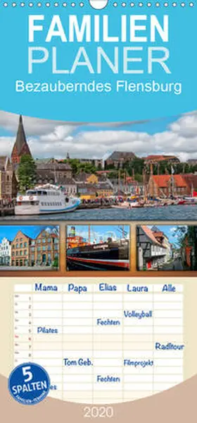 Roder |  Bezauberndes Flensburg  - Familienplaner hoch (Wandkalender 2020 , 21 cm x 45 cm, hoch) | Sonstiges |  Sack Fachmedien