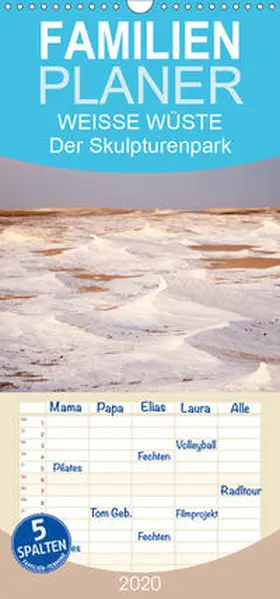 Klein |  WEISSE WÜSTE Der Skulpturenpark - Familienplaner hoch (Wandkalender 2020 , 21 cm x 45 cm, hoch) | Sonstiges |  Sack Fachmedien