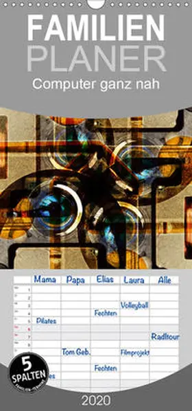 Spescha |  Computer ganz nah - Familienplaner hoch (Wandkalender 2020 , 21 cm x 45 cm, hoch) | Sonstiges |  Sack Fachmedien