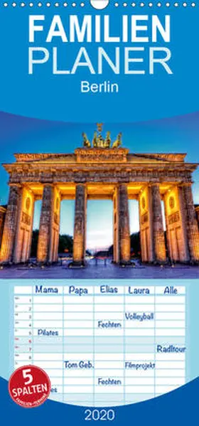 Will |  Berlin - Familienplaner hoch (Wandkalender 2020 , 21 cm x 45 cm, hoch) | Sonstiges |  Sack Fachmedien