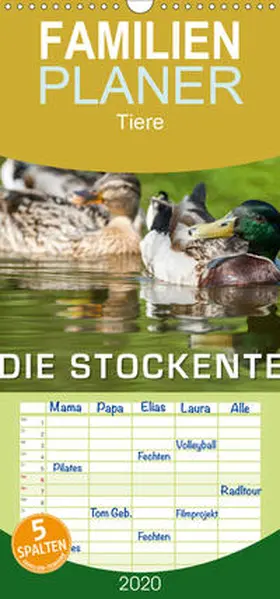 Gerlach |  Emotionale Momente: Die Stockente. - Familienplaner hoch (Wandkalender 2020 , 21 cm x 45 cm, hoch) | Sonstiges |  Sack Fachmedien