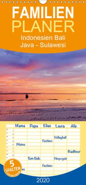 Werner | Indonesien. Bali - Java - Sulawesi - Familienplaner hoch (Wandkalender 2020 , 21 cm x 45 cm, hoch) | Sonstiges | 978-3-671-09544-5 | sack.de