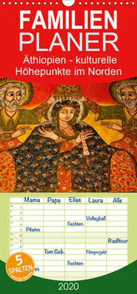 Krause |  Äthiopien - kulturelle Höhepunkte im Norden - Familienplaner hoch (Wandkalender 2020 , 21 cm x 45 cm, hoch) | Sonstiges |  Sack Fachmedien