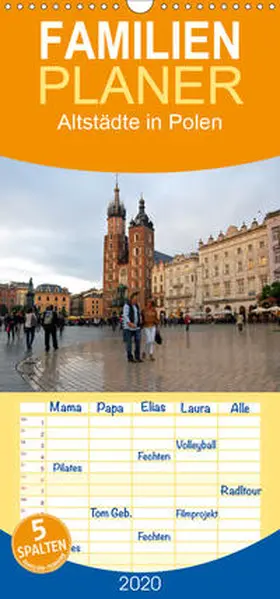Falk |  Altstädte in Polen - Familienplaner hoch (Wandkalender 2020 , 21 cm x 45 cm, hoch) | Sonstiges |  Sack Fachmedien