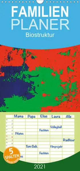Lammers |  Biostruktur - Familienplaner hoch (Wandkalender 2021 , 21 cm x 45 cm, hoch) | Sonstiges |  Sack Fachmedien