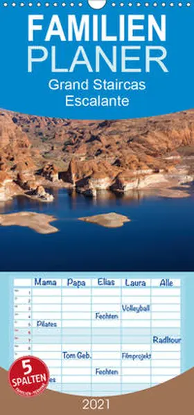 Lupo |  Grand Staircase Escalante - Familienplaner hoch (Wandkalender 2021 , 21 cm x 45 cm, hoch) | Sonstiges |  Sack Fachmedien