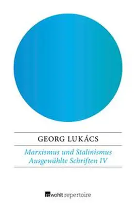 Lukács |  Marxismus und Stalinismus | eBook | Sack Fachmedien