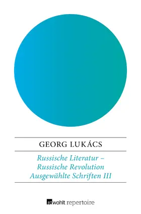 Lukács |  Russische Literatur - Russische Revolution | Buch |  Sack Fachmedien
