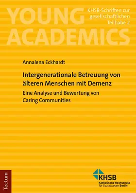Eckhardt |  Intergenerationale Betreuung von älteren Menschen mit Demenz | Buch |  Sack Fachmedien