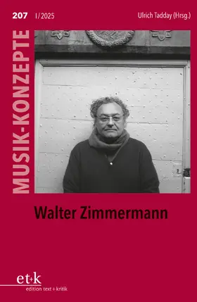 Tadday |  Walter Zimmermann | eBook | Sack Fachmedien