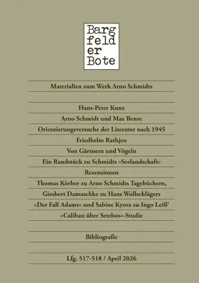 Körber |  Bargfelder Bote | eBook | Sack Fachmedien