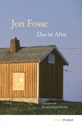 Fosse |  Das ist Alise | Buch |  Sack Fachmedien