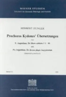 Hunger |  Prochoros Kydones' Übersetzungen | Buch |  Sack Fachmedien
