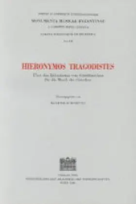 Schartau |  Hieronymos Tragodistes | Buch |  Sack Fachmedien