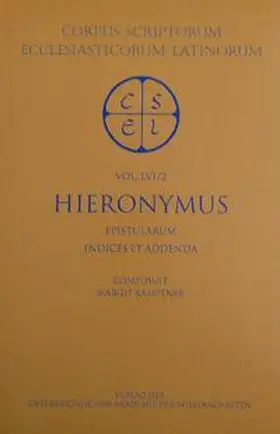 Kamptner |  S. Eusebii Hieronymi. Epistulae | Buch |  Sack Fachmedien