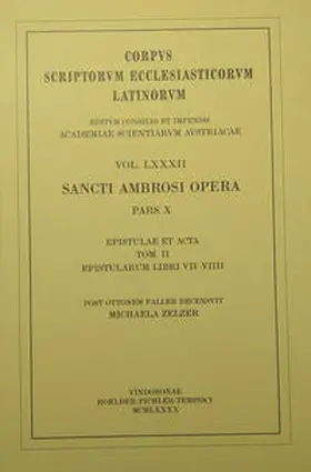 Faller / Zelzer |  Ambrosius. Opera | Buch |  Sack Fachmedien