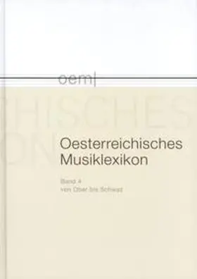 Flotzinger |  Österreichisches Musiklexikon / Österreichisches Musiklexikon Band 4 | Buch |  Sack Fachmedien