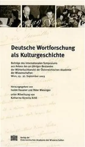 Hausner / Wiesinger |  Deutsche Wortschöpfung als Kulturgeschichte | Buch |  Sack Fachmedien