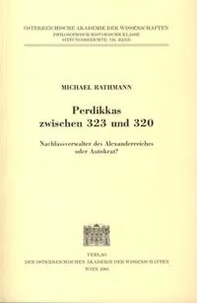 Rathmann |  Perdikkas zwischen 323 und 320 | Buch |  Sack Fachmedien