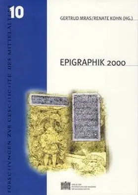 Mras / Kohn |  Epigraphik 2000 | Buch |  Sack Fachmedien