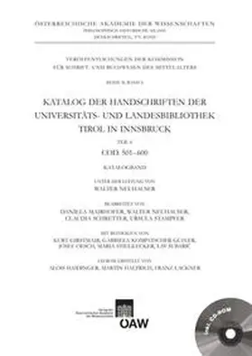 Neuhauser |  Katalog der Handschriften der Universitätsbibliothek Innsbruck | Buch |  Sack Fachmedien
