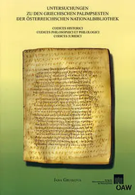 Gruskova / Grusková |  Untersuchungen zu den griechischen Palimpsesten der Österreichischen Nationalbibliothek | Buch |  Sack Fachmedien