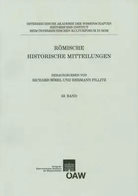 Bösel / Fillitz |  Römische Historische Mitteilungen 53/2011 | Buch |  Sack Fachmedien