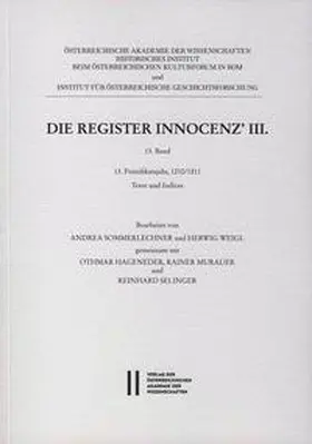  Die Register Innocenz III. / Die Register Innocenz´ III., 13. Band | Buch |  Sack Fachmedien